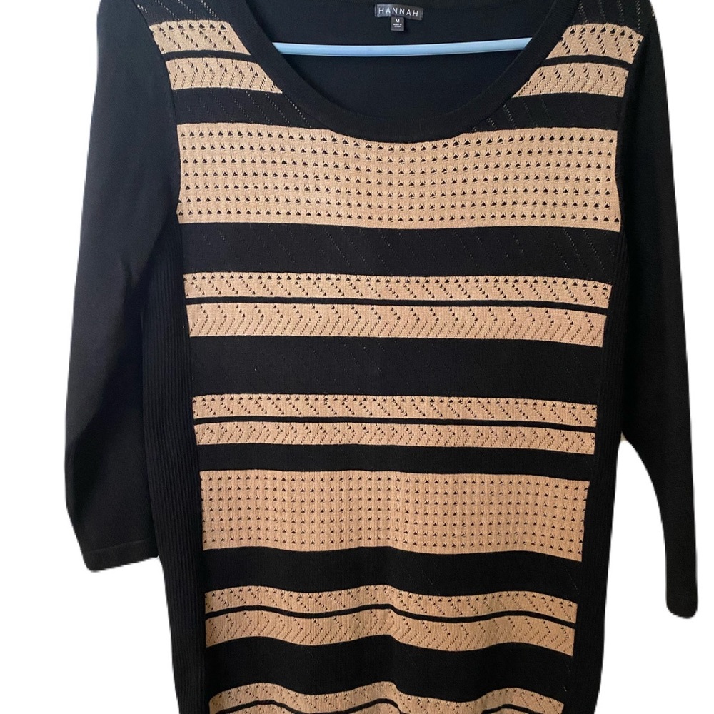 Hannah knit dressy top.